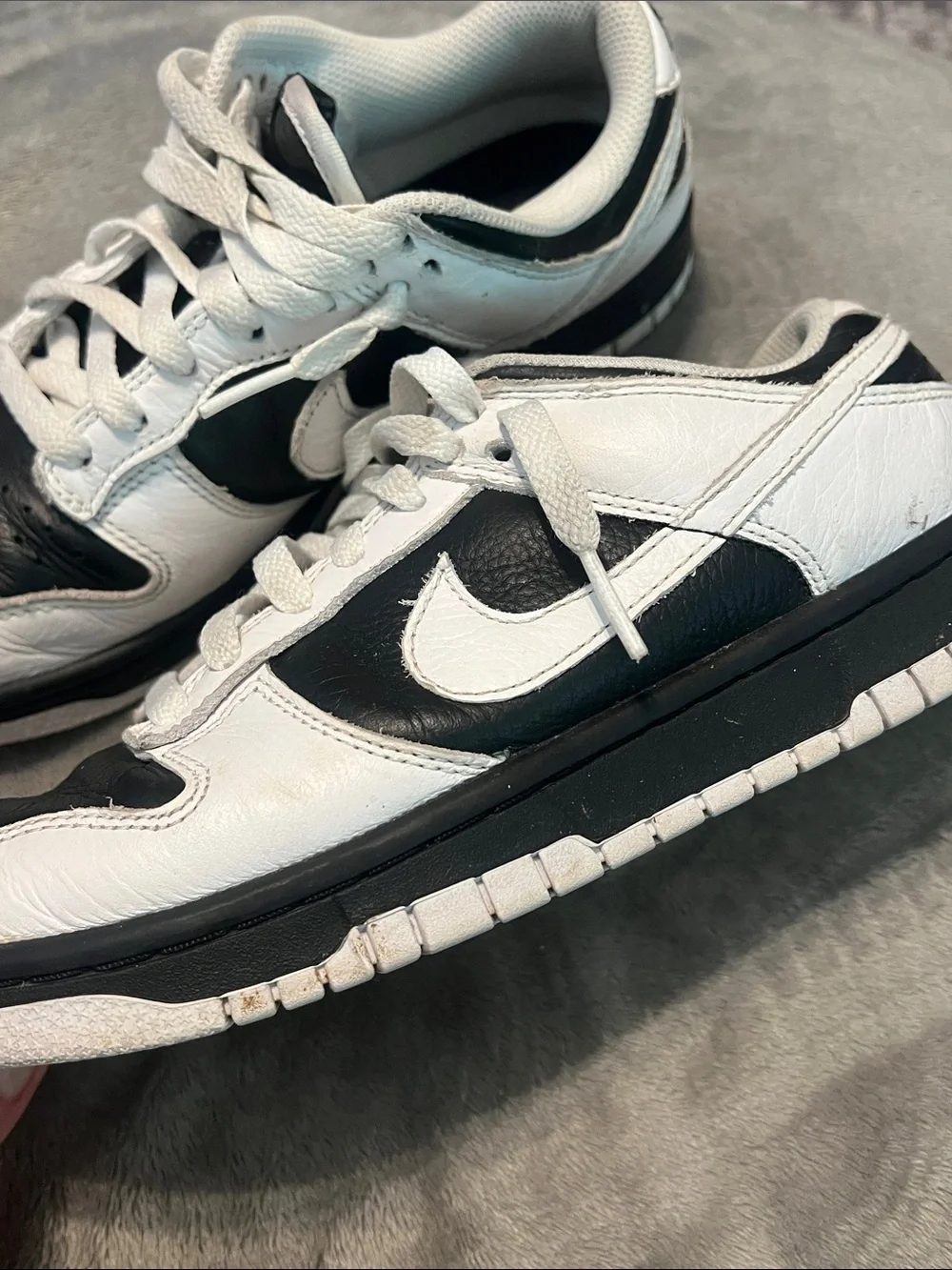 Nike Black & White Low-Top Reverse Panda Sneakers